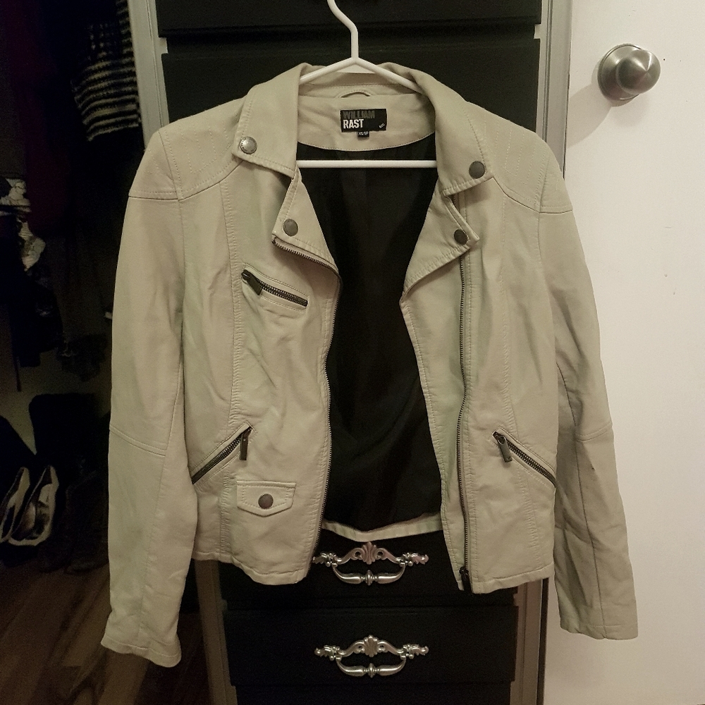 White Leather Jacket